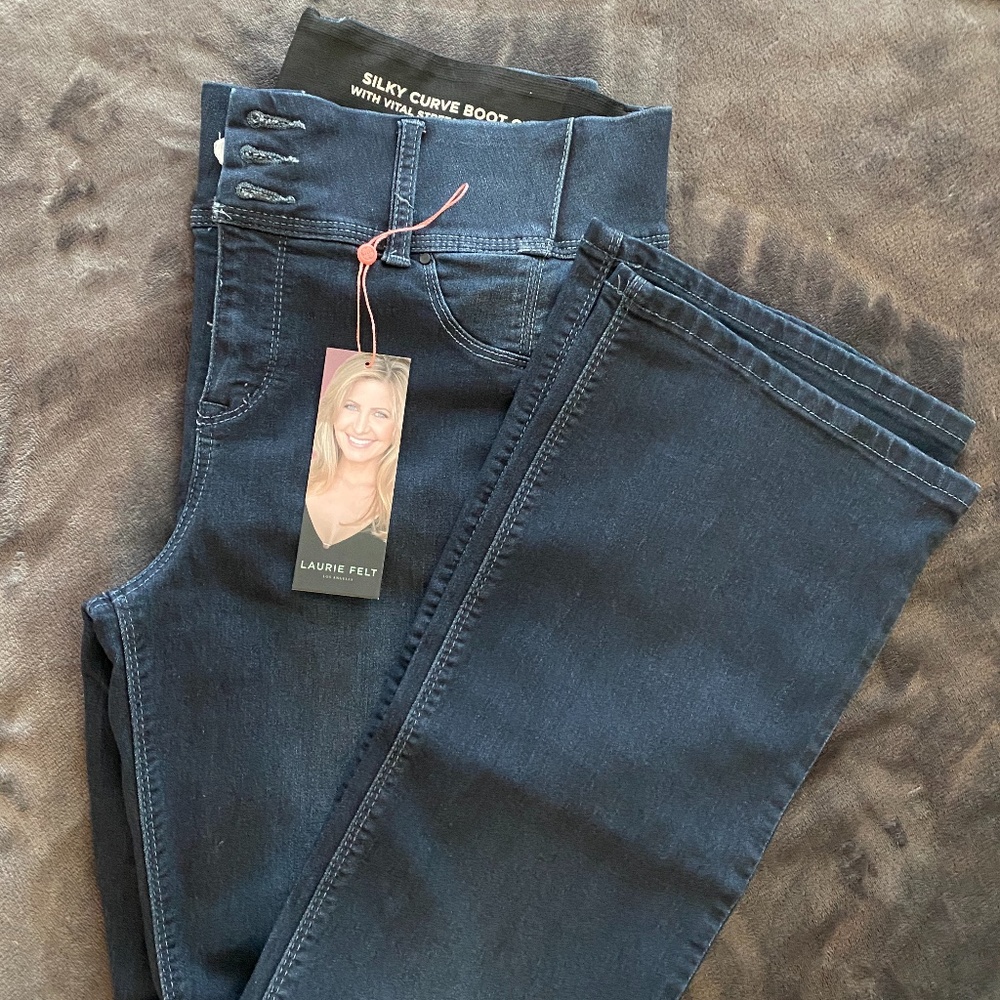 Laurie Felt Silky Curve denim Bootcut size L